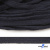 Шнур плетеный d-8 мм плоский, 70% хлопок 30% полиэстер, уп.85+/-1 м, цв.1010-т.синий - купить в Новочебоксарске. Цена: 735 руб.