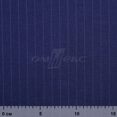 Костюмная ткань "Жаклин", 188 гр/м2, шир. 150 см, цвет тёмно-синий - купить в Новочебоксарске. Цена 426.49 руб.