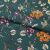 Плательная ткань "Фламенко" 6.1, 80 гр/м2, шир.150 см, принт растительный - купить в Новочебоксарске. Цена 241.49 руб.