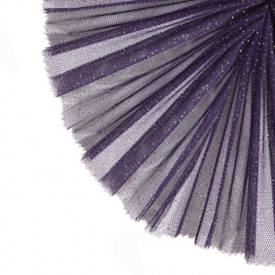 Сетка Глиттер, 24 г/м2, шир.145 см., пурпурный - купить в Новочебоксарске. Цена 117.24 руб.