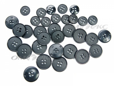 51926/15 мм (4 пр) черные пуговицы (брючные) - купить в Новочебоксарске. Цена: 1.50 руб.