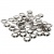Люверсы, металлические/10мм/никель (упак.1000 шт) - купить в Новочебоксарске. Цена: 637 руб.