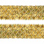 Тесьма с пайетками D16, шир. 35 мм/уп. 25+/-1 м, цвет золото - купить в Новочебоксарске. Цена: 1 281.60 руб.