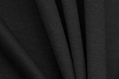 Трикотаж "Grange" BLACK 1# (2,38м/кг), 280 гр/м2, шир.150 см, цвет чёрно-серый - купить в Новочебоксарске. Цена 870.01 руб.