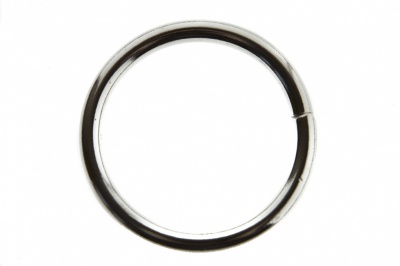 Кольцо металлическое d-38 мм, цв.-никель - купить в Новочебоксарске. Цена: 4.89 руб.