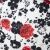 Плательная ткань "Фламенко" 22.1, 80 гр/м2, шир.150 см, принт растительный - купить в Новочебоксарске. Цена 239.03 руб.