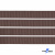 Репсовая лента 005, шир. 6 мм/уп. 50+/-1 м, цвет коричневый - купить в Новочебоксарске. Цена: 88.45 руб.