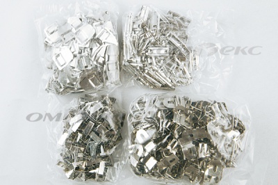 Крючки брючные 4 шипа "Стром" 144 шт. никель - купить в Новочебоксарске. Цена: 383.97 руб.