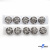 119-01 Кнопки пришивные декоративные металл 21 мм, цв.-никель - купить в Новочебоксарске. Цена: 21.54 руб.