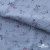 Ткань Муслин принт, 100% хлопок, 125 гр/м2, шир. 140 см, #2308 цв. 69 серо-голубой с цветком - купить в Новочебоксарске. Цена 413.11 руб.