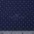 Креп стрейч Амузен, 85 г/м2, 19-3920 (т. синий)/белый мелкий горох, шир.150 см - купить в Новочебоксарске. Цена 220.50 руб.