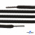 Шнурки #106-09, круглые 130 см, цв.чёрный - купить в Новочебоксарске. Цена: 21.92 руб.