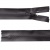 Молния водонепроницаемая PVC Т-7, 20 см, неразъемная, цвет (301)-т.серый - купить в Новочебоксарске. Цена: 21.56 руб.