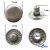 Кнопка металлическая "Альфа" с пружиной, 15 мм (уп. 720+/-20 шт), цвет никель - купить в Новочебоксарске. Цена: 1 466.73 руб.
