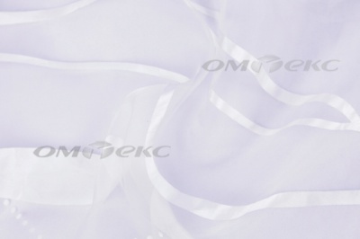 Органза деворэ 686 "Кристина" С1 (белый), 280 см - купить в Новочебоксарске. Цена 571.15 руб.