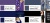 Костюмная ткань "Элис" 18-3921, 200 гр/м2, шир.150см, цвет голубика - купить в Новочебоксарске. Цена 303.10 руб.