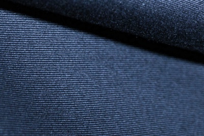 Ткань костюмная 8874/3, цвет темно-синий, 100% полиэфир - купить в Новочебоксарске. Цена 433.60 руб.