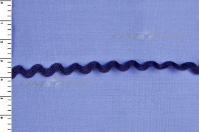 Тесьма плетеная "Вьюнчик"/т.синий - купить в Новочебоксарске. Цена: 48.52 руб.