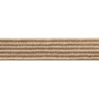 Резиновые нити с текстильным покрытием, шир. 6 мм ( упак.30 м/уп), цв.- 97-бежевый - купить в Новочебоксарске. Цена: 152.05 руб.