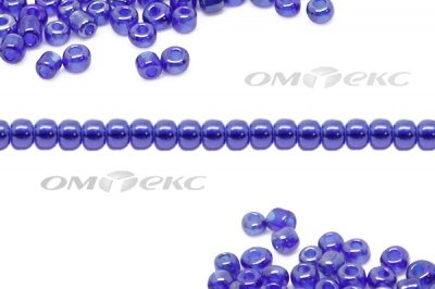 Бисер (TL) 11/0 ( упак.100 гр) цв.108 - синий - купить в Новочебоксарске. Цена: 44.80 руб.