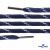 Шнурки #107-19, круглые 130 см, двухцветные цв.тём.синий/белый - купить в Новочебоксарске. Цена: 22.14 руб.