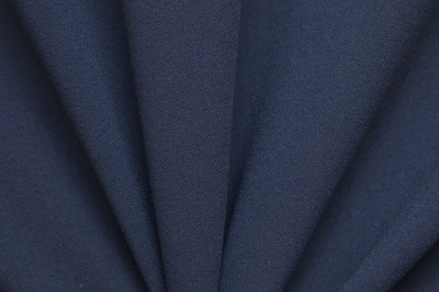 Костюмная ткань с вискозой "Бриджит", 210 гр/м2, шир.150см, цвет т.синий - купить в Новочебоксарске. Цена 570.73 руб.