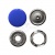 Кнопка рубашечная (закрытая) 9,5мм - эмаль, цв.168 - голубой - купить в Новочебоксарске. Цена: 4.82 руб.