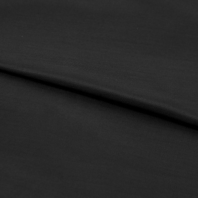 Ткань подкладочная Таффета, антист., 53 гр/м2, шир.150см, цвет чёрный - купить в Новочебоксарске. Цена 57.16 руб.