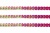 Пайетки "ОмТекс" на нитях, CREAM, 6 мм С / упак.73+/-1м, цв. 89 - розовый - купить в Новочебоксарске. Цена: 468.37 руб.