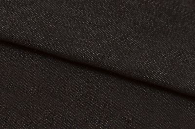 Ткань джинсовая №96, 160 гр/м2, шир.148см, цвет чёрный - купить в Новочебоксарске. Цена 350.42 руб.