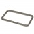 Рамка металлическая прямоугольная, 40 х 15 мм- тём.никель - купить в Новочебоксарске. Цена: 4.60 руб.