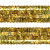 Тесьма с пайетками D16, шир. 20 мм/уп. 25+/-1 м, цвет золото - купить в Новочебоксарске. Цена: 778.19 руб.