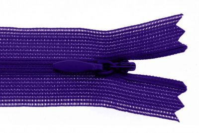 Молния потайная Т3 866, 50 см, капрон, цвет фиолетовый - купить в Новочебоксарске. Цена: 8.62 руб.