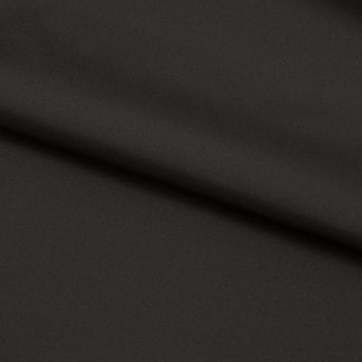 Курточная ткань Дюэл Middle (дюспо), WR PU Milky, Black/Чёрный 80г/м2, шир. 150 см - купить в Новочебоксарске. Цена 123.45 руб.